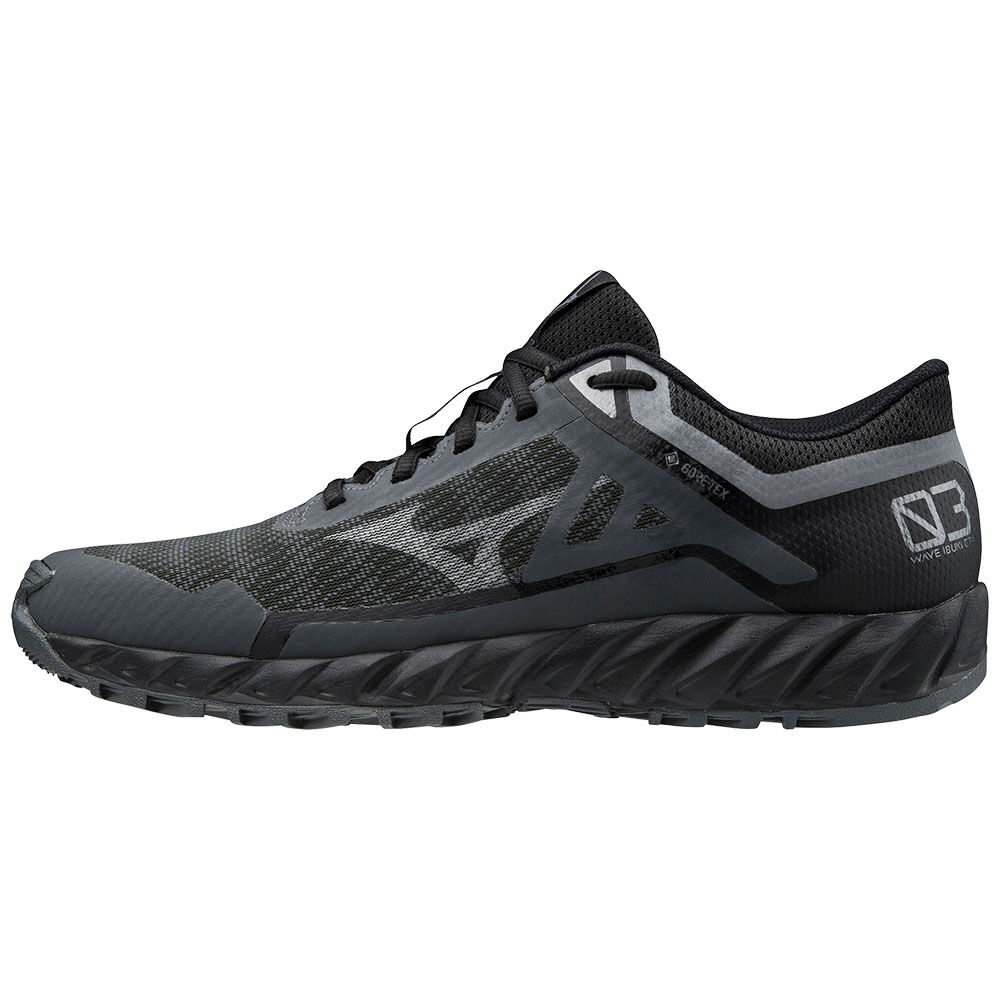 Panske Bezecke Topanky Mizuno Wave Ibuki 3 Gtx Siva/Čierne Vypredaj RBMG67108